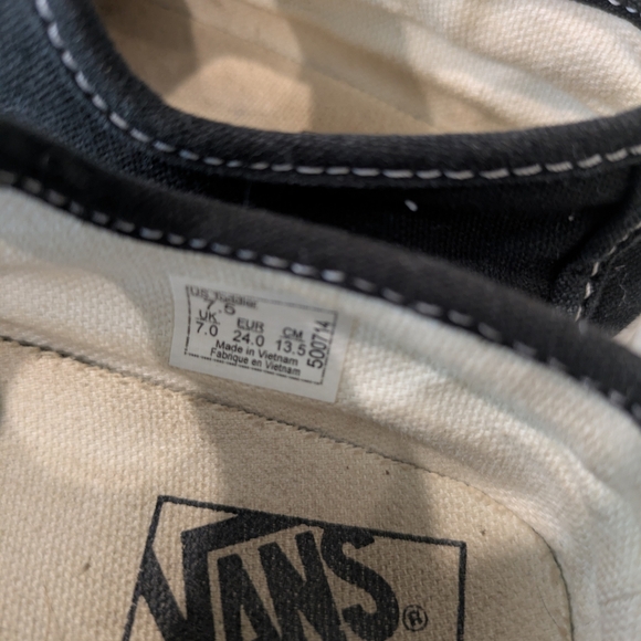 Vans Kids Black Mary Jane Shoes - Picture 6 of 9
